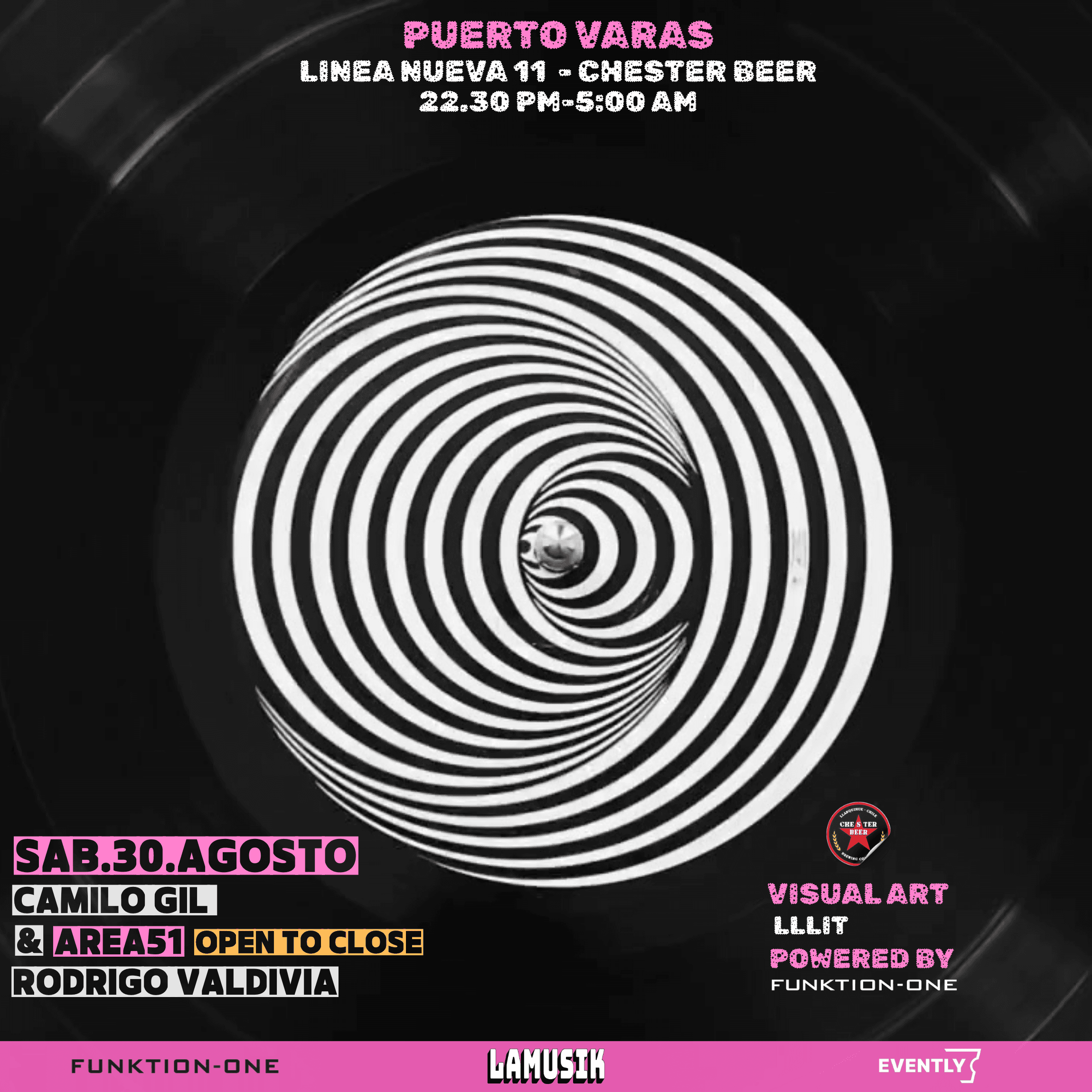 Camilo Gil & Rodrigo Valdivia - ChesterBeer - SÁB.30.AGO - LAMUSIK image}